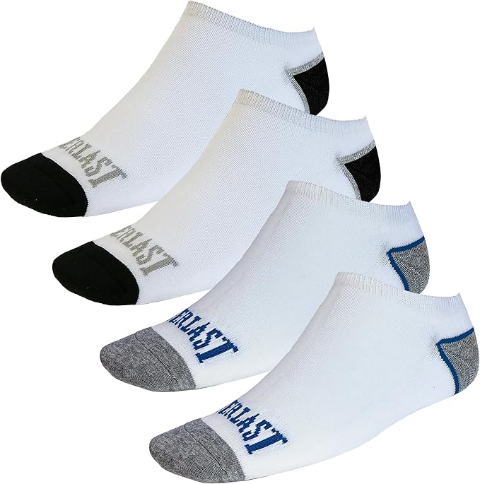 Everlast™ Mens Noshow Socks 4-Pack