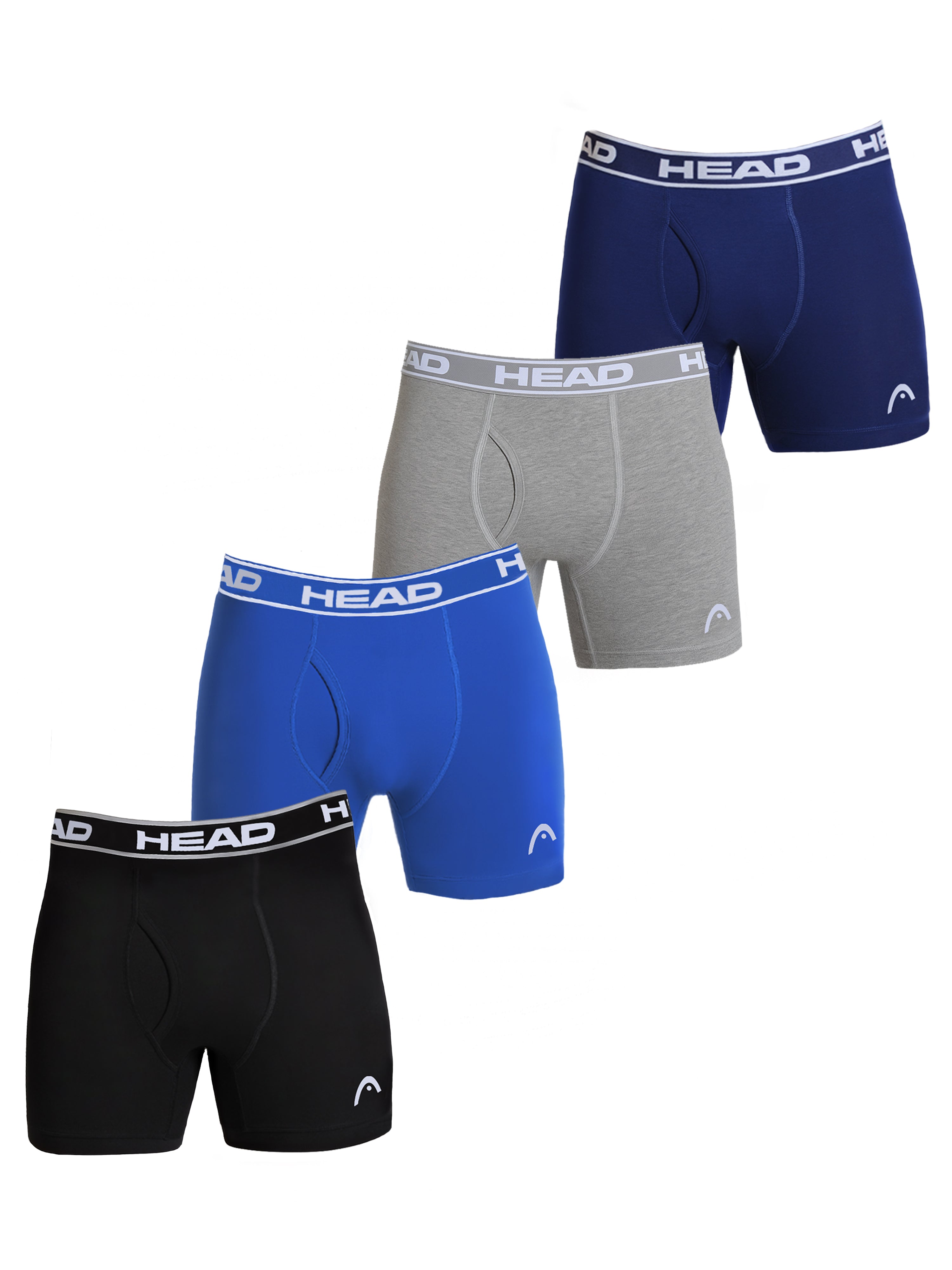 Head™ Men's Cotton Boxer Brief 4-Pack
