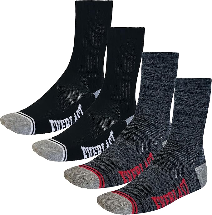 Everlast™ Mens Sport Crew Socks 4-Pack