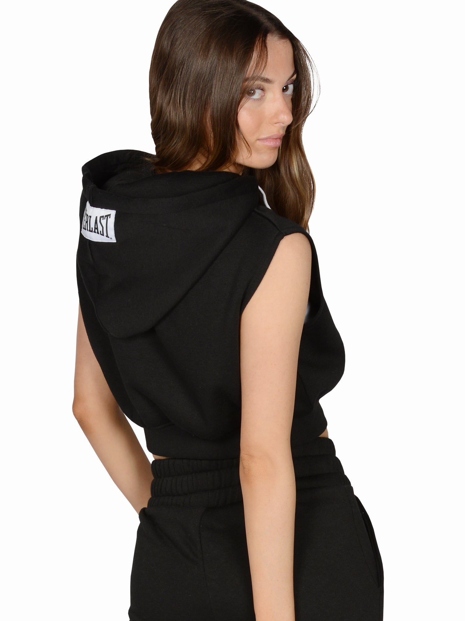 Everlast™ Women's Cropped Sleeveless Hoodie