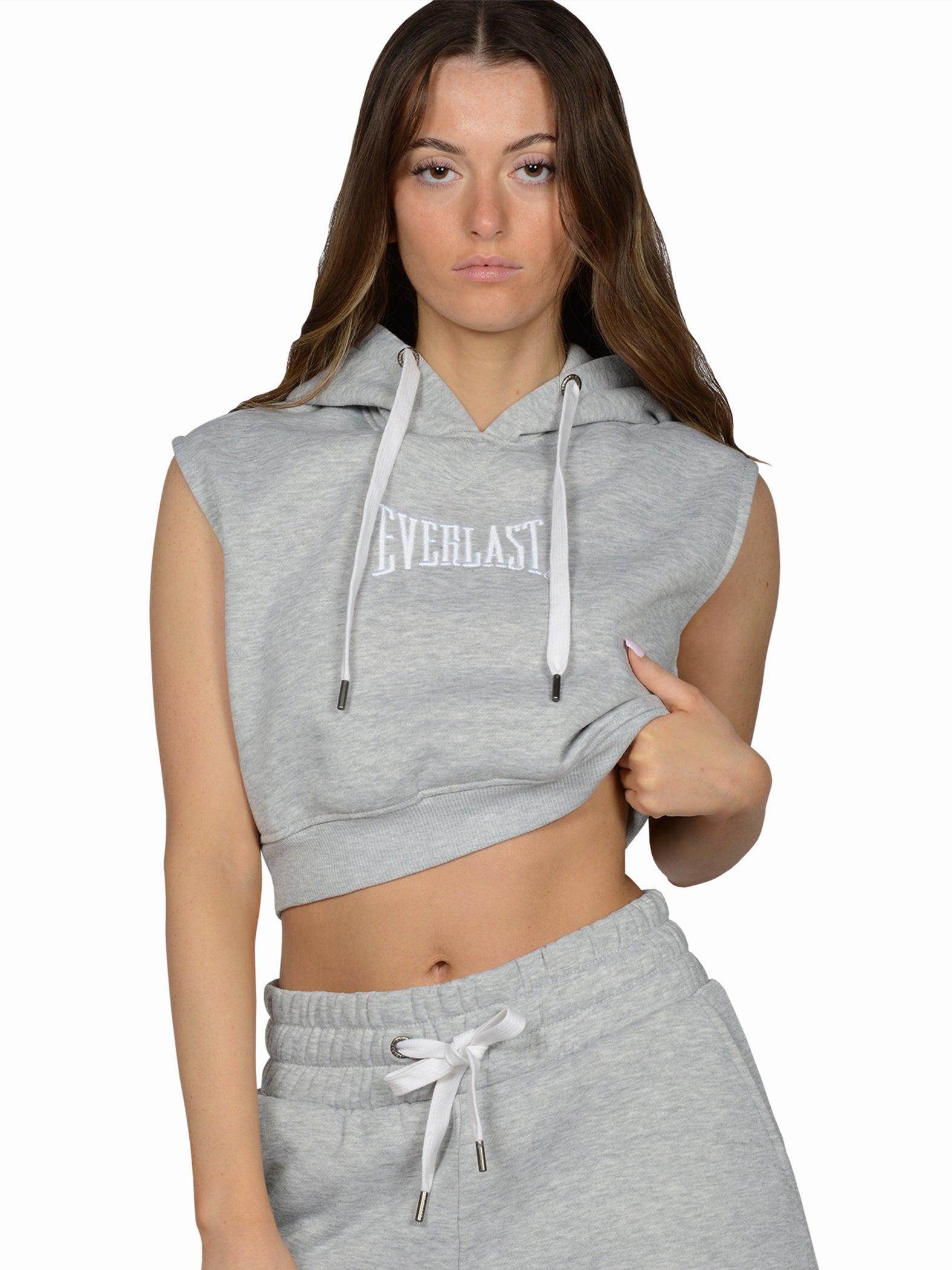 Everlast™ Women's Cropped Sleeveless Hoodie