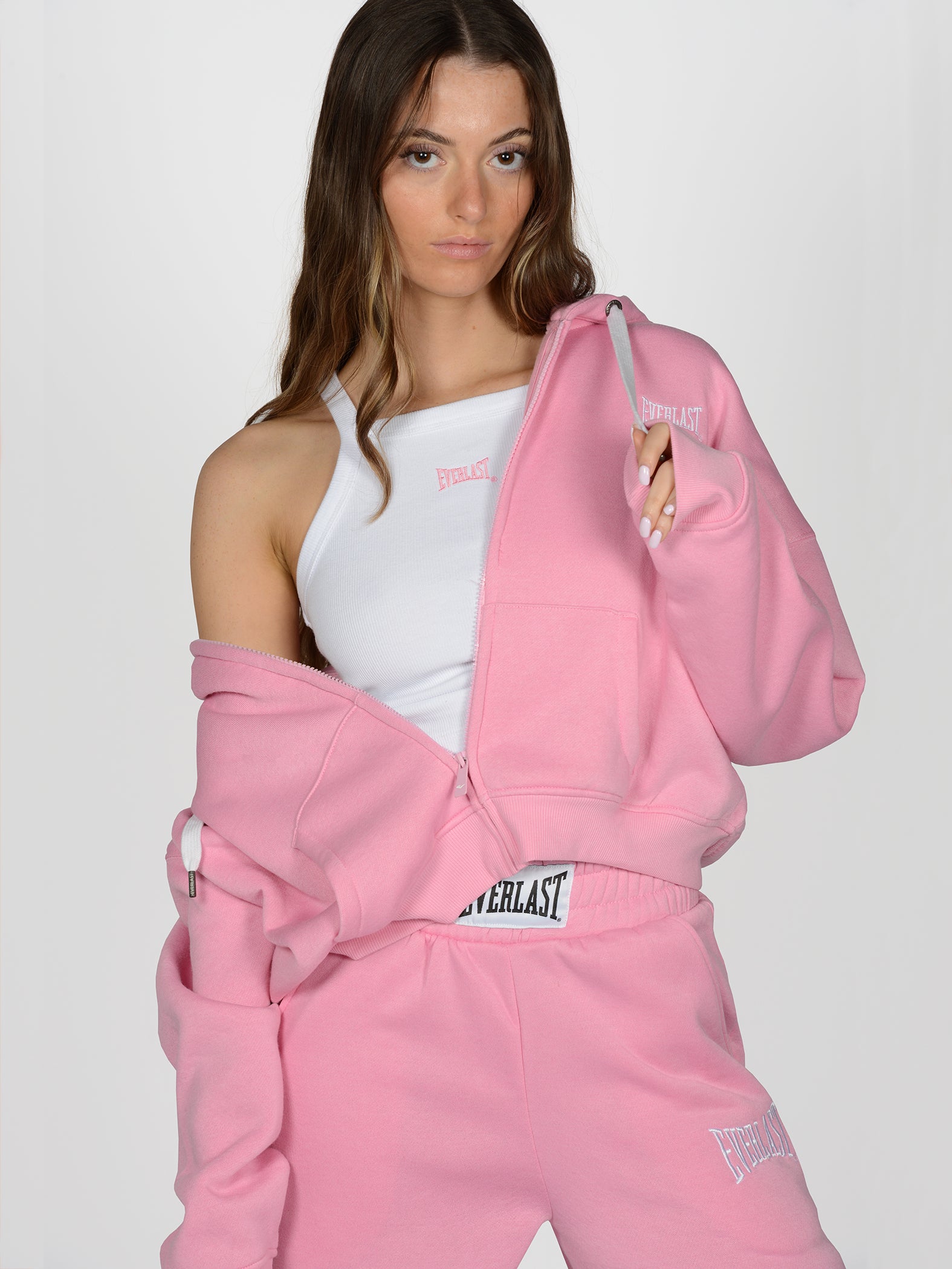 Everlast™ Women's Cropped Zip-Up Hoodie