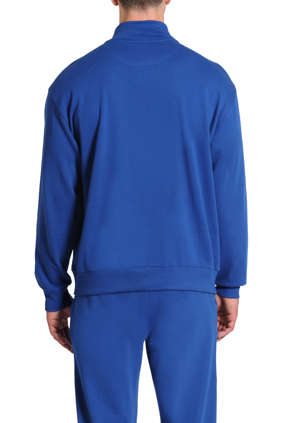 Everlast™ Men's Athletic Half Zip Sweatshirt - Blue Back