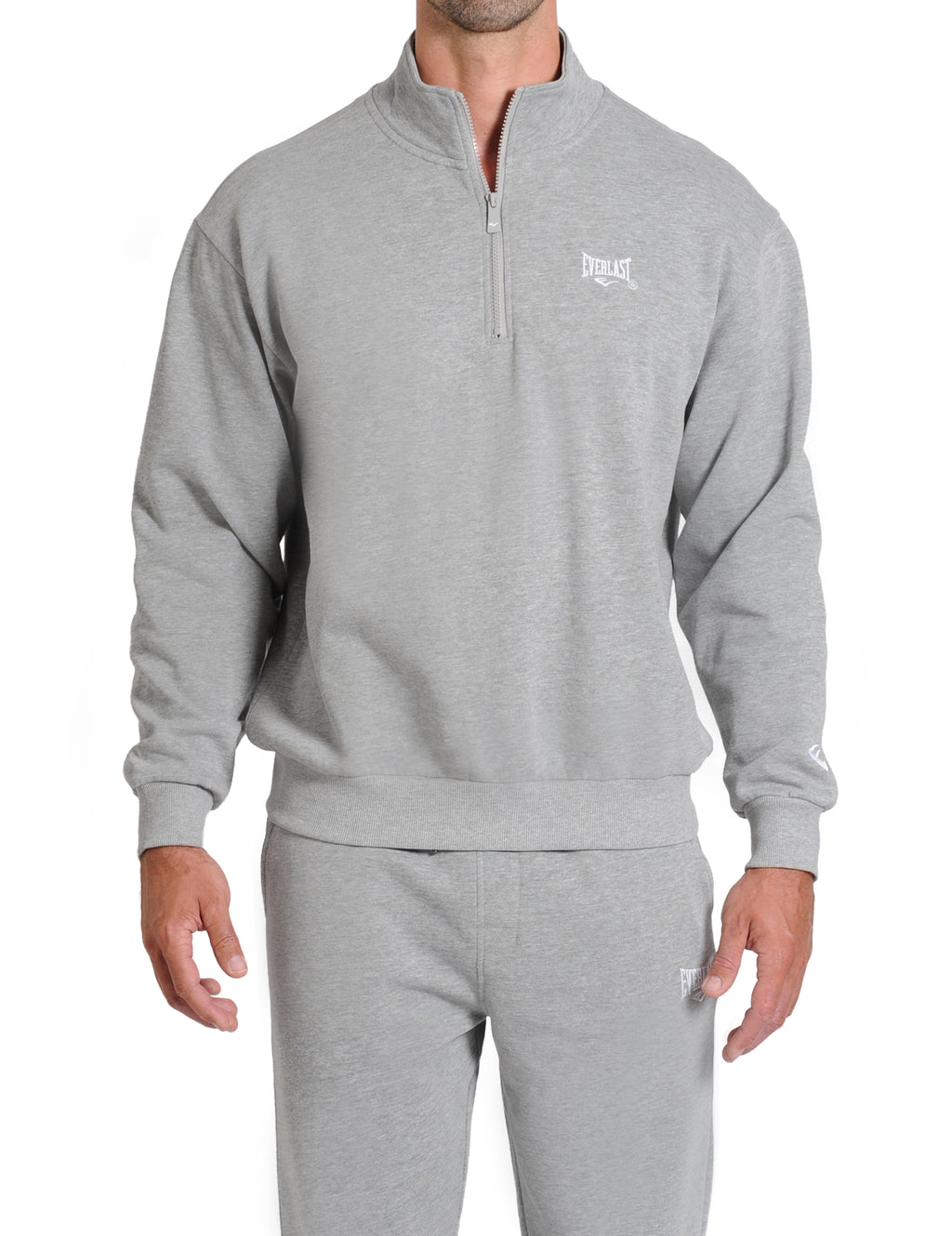 Everlast™ Men's Athletic Half Zip Sweatshirt - Grey