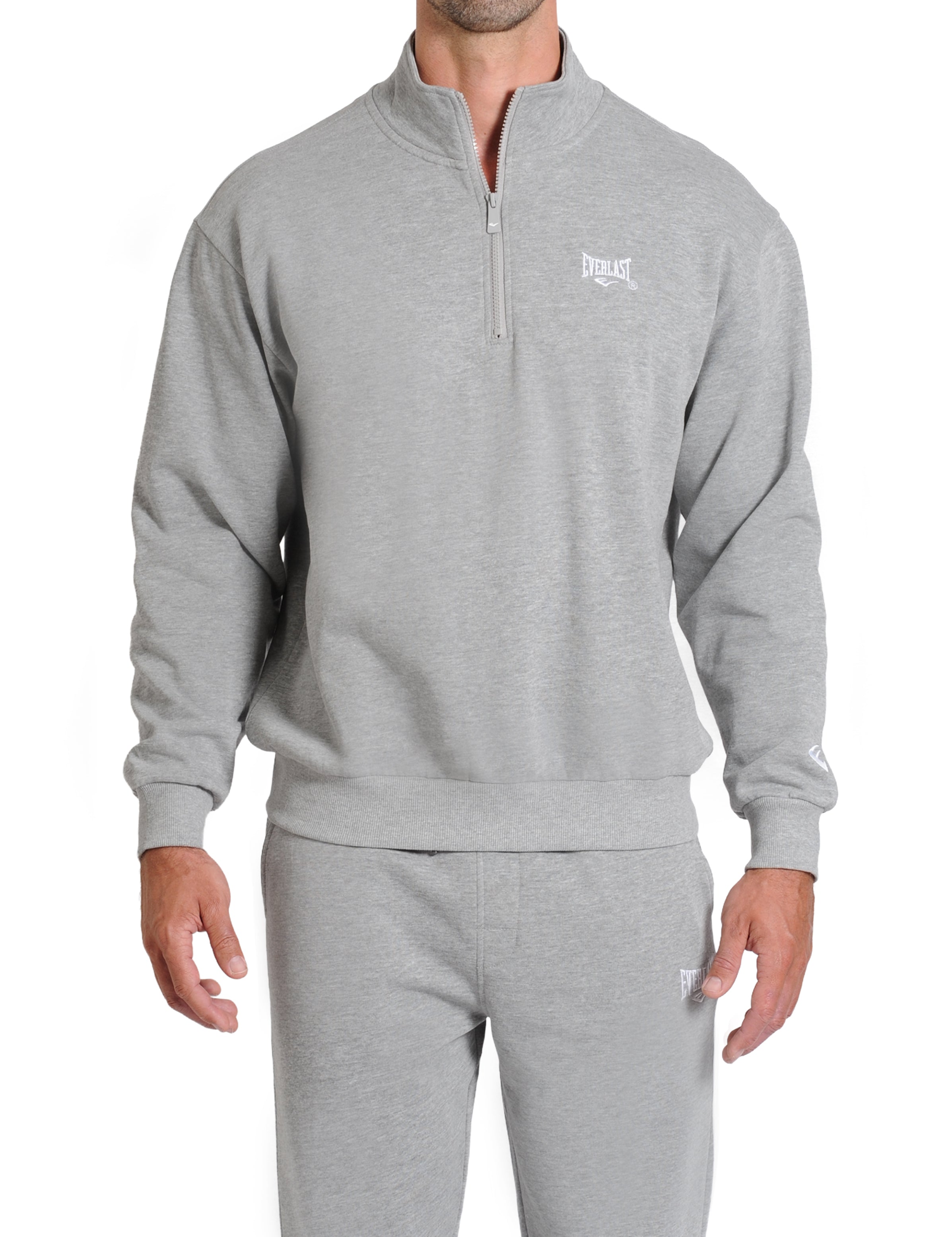 Everlast™ Men's Athletic Half Zip Sweatshirt - Grey