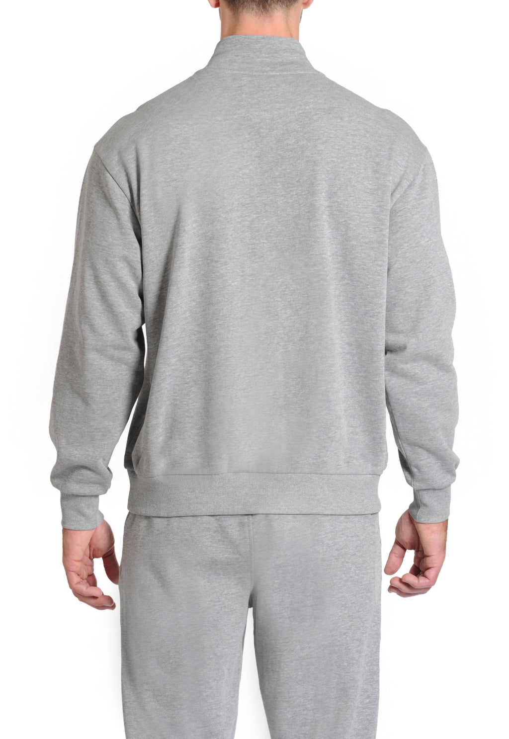 Everlast™ Men's Athletic Half Zip Sweatshirt - Grey Back