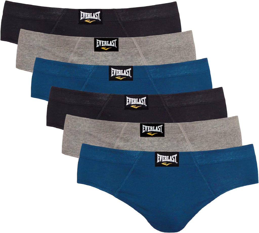 Everlast™ Men's Briefs 6-Pack - Blue Combo