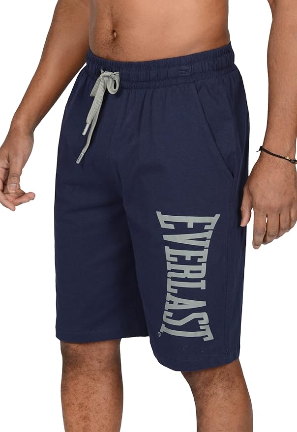 Everlast™ Men's Casual Lounge Shorts - Navy Side