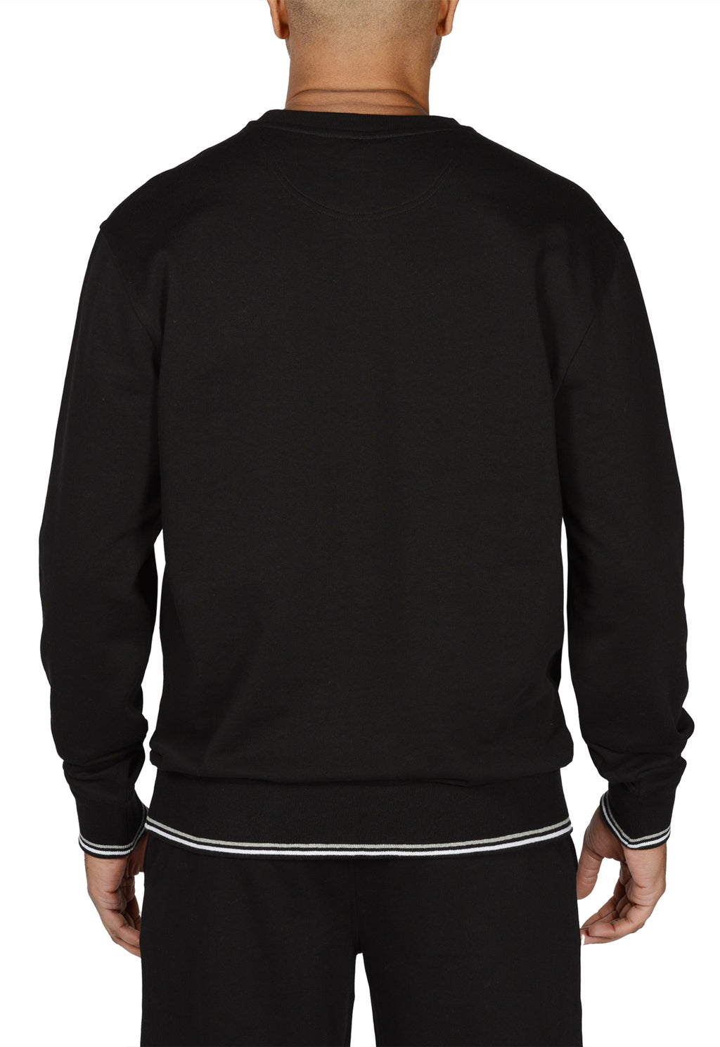 Everlast™ Men's Long Sleeve Crewneck Sweatshirt - Black Back