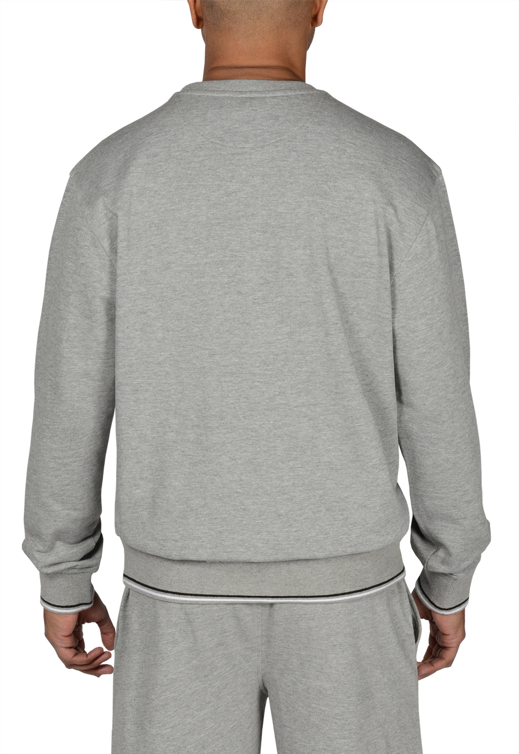 Everlast™ Men's Long Sleeve Crewneck Sweatshirt - Grey Back