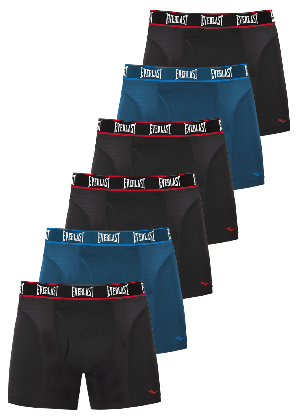 Everlast™ Men's Performance Boxer Briefs - 6 Pack Variety Combo
