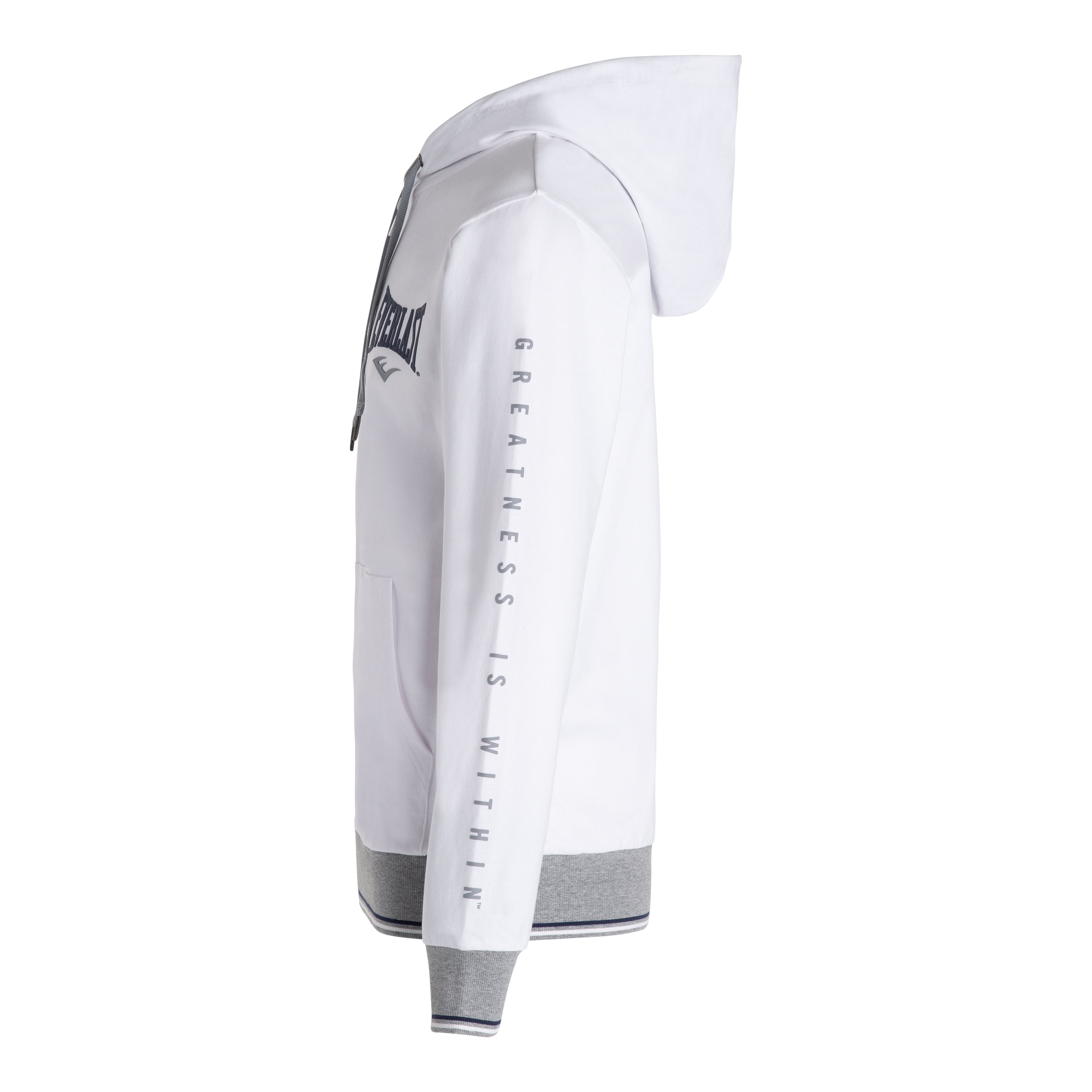 Everlast™ Men's Zip Hoodie - White Side
