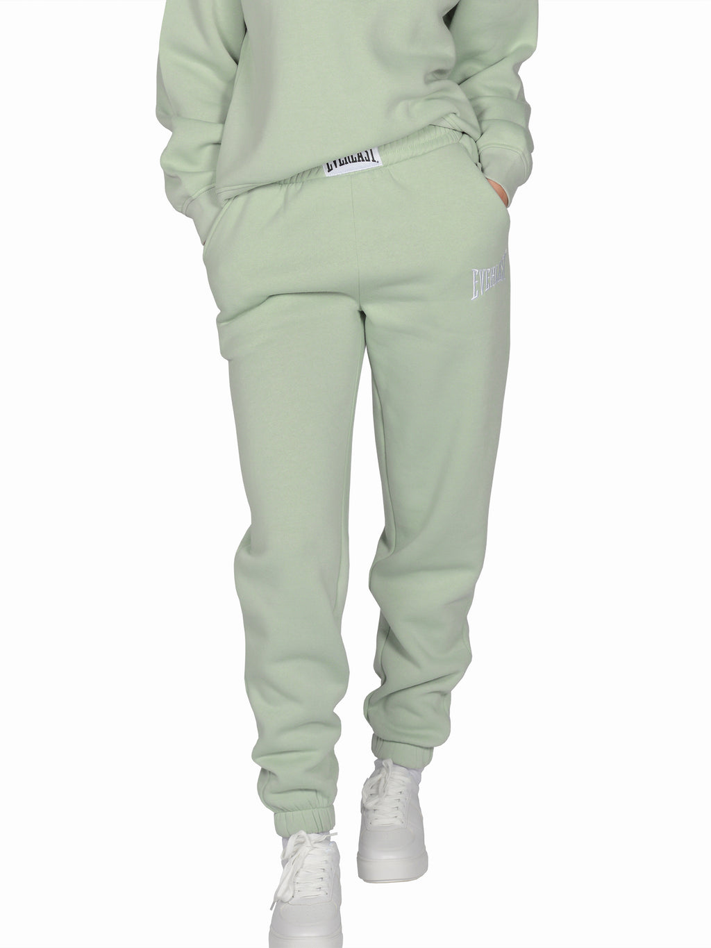 Everlast™ Women's Athletic Joggers Lounge Yoga Pants  - Pale Sage Zoomed