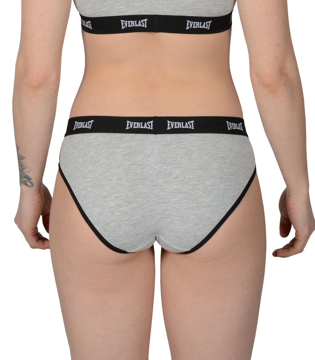  Everlast™ Women's Bikini Briefs  - Gray Back Zoomed In