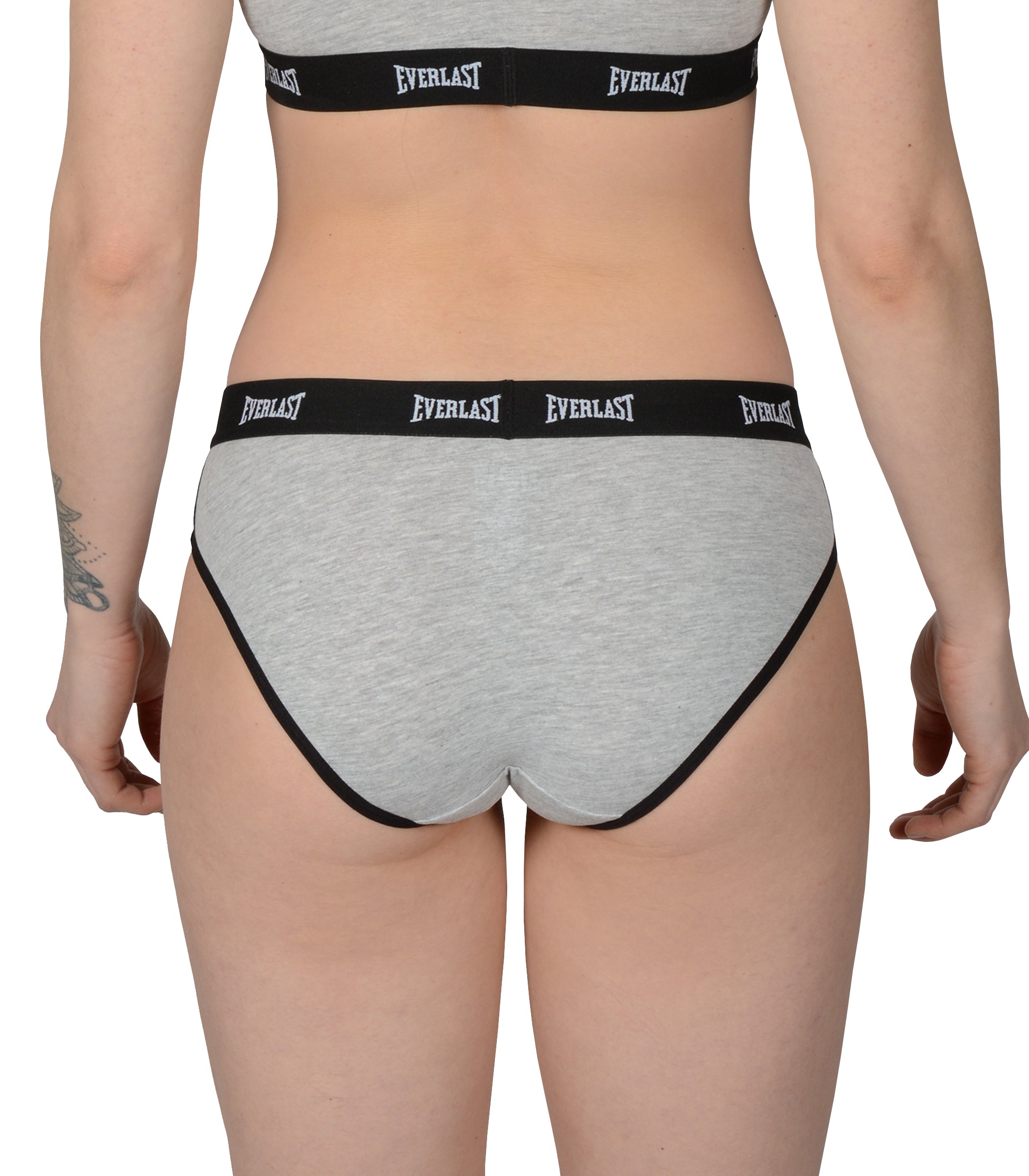  Everlast™ Women's Bikini Briefs  - Gray Back Zoomed In