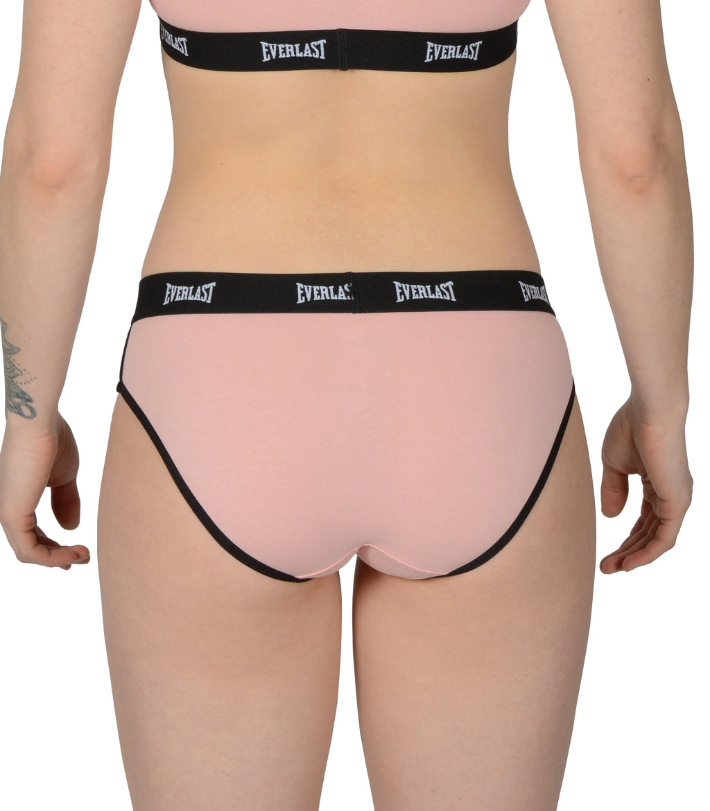 Everlast™ Women's Bikini Briefs - Pastel Pink Back