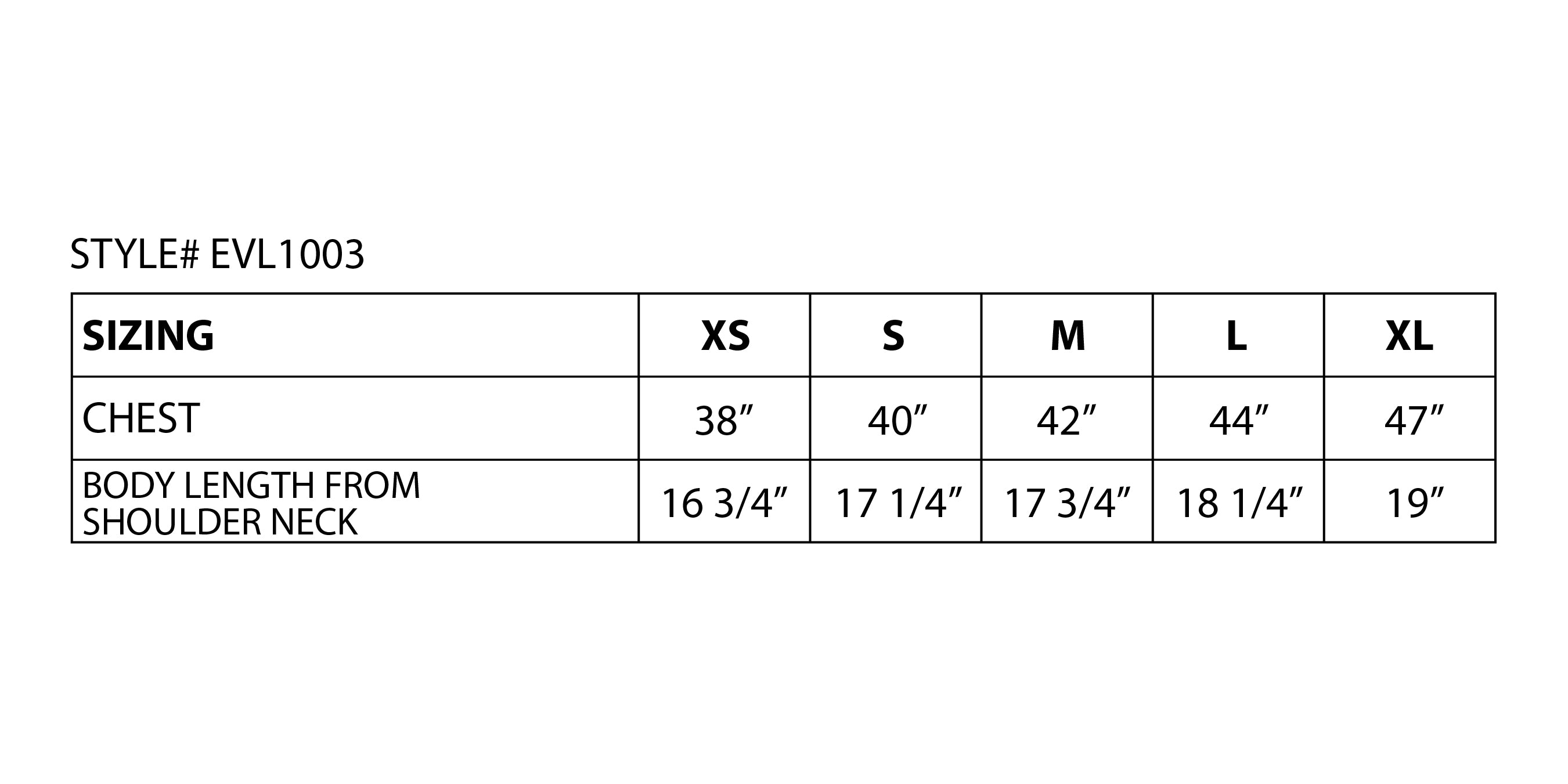 Everlast™ Women's Cropped Sleeveless Hoodie - Sizing