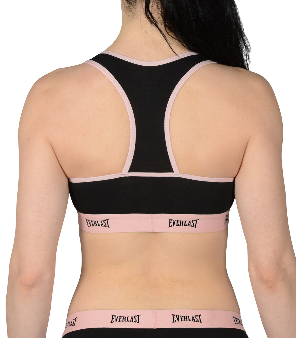 Everlast™ Women's Sport Bra 2-Pack - Pastel Pink Side Full