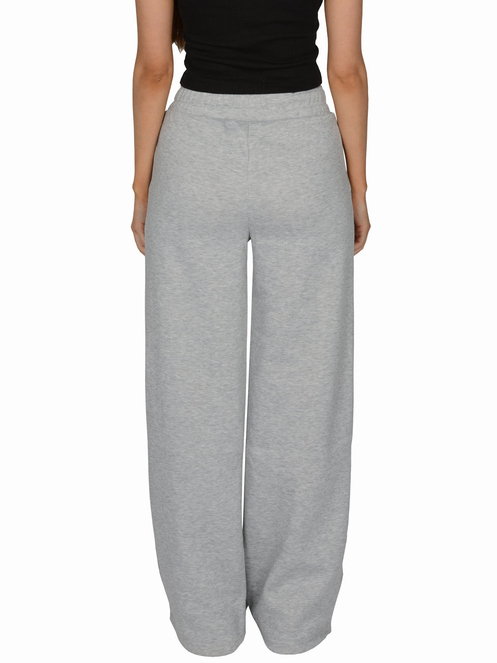  Everlast™ Women's Wide Leg Sweatpants - Grey Back