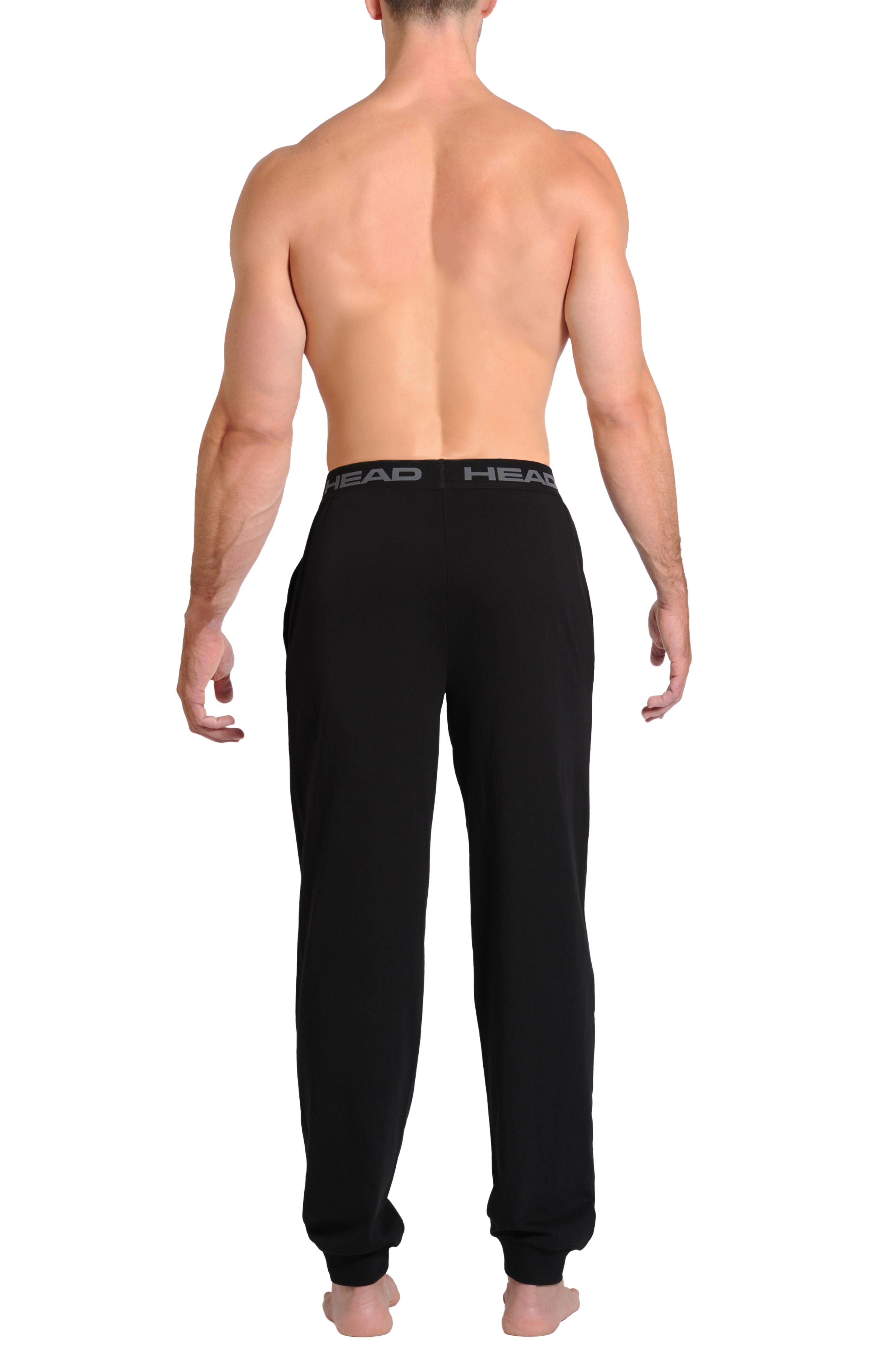 Head™ Men's Athletic Gym Jogger - Black Back