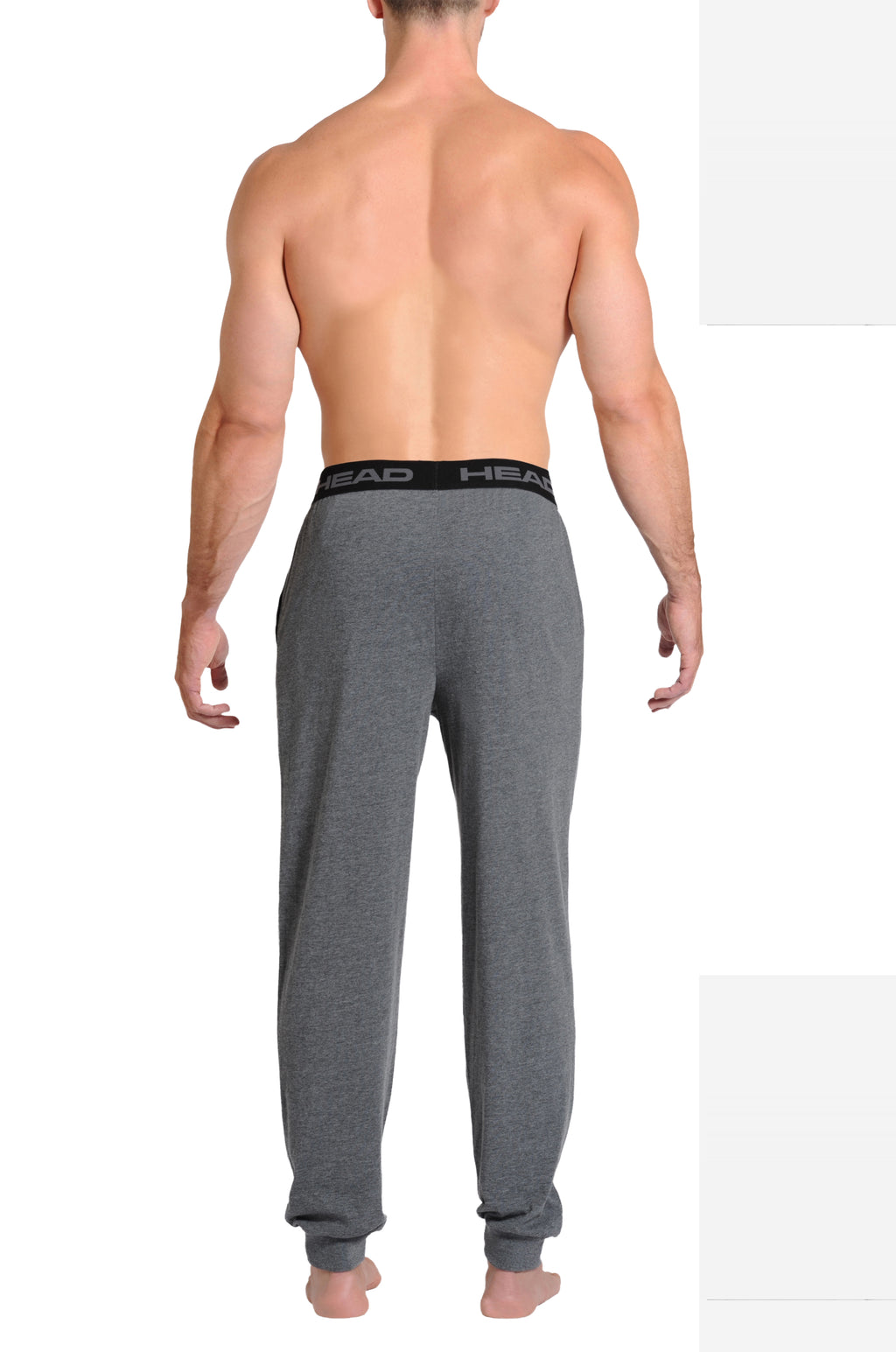 Head™ Men's Athletic Gym Jogger - Grey Back