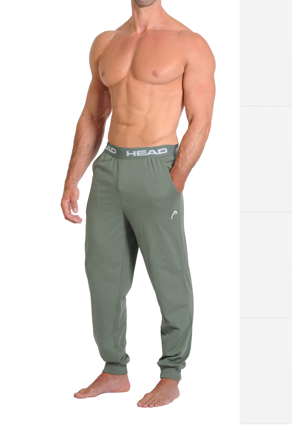 Head™ Men's Athletic Gym Jogger - Sage Green