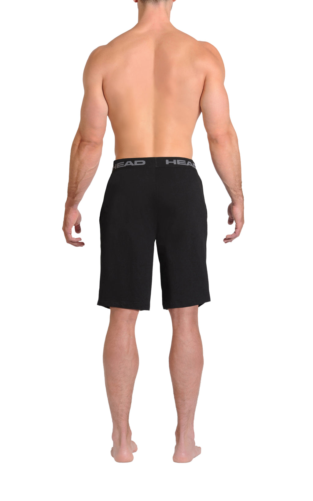 Head™ Men's Athletic Shorts - Black Back