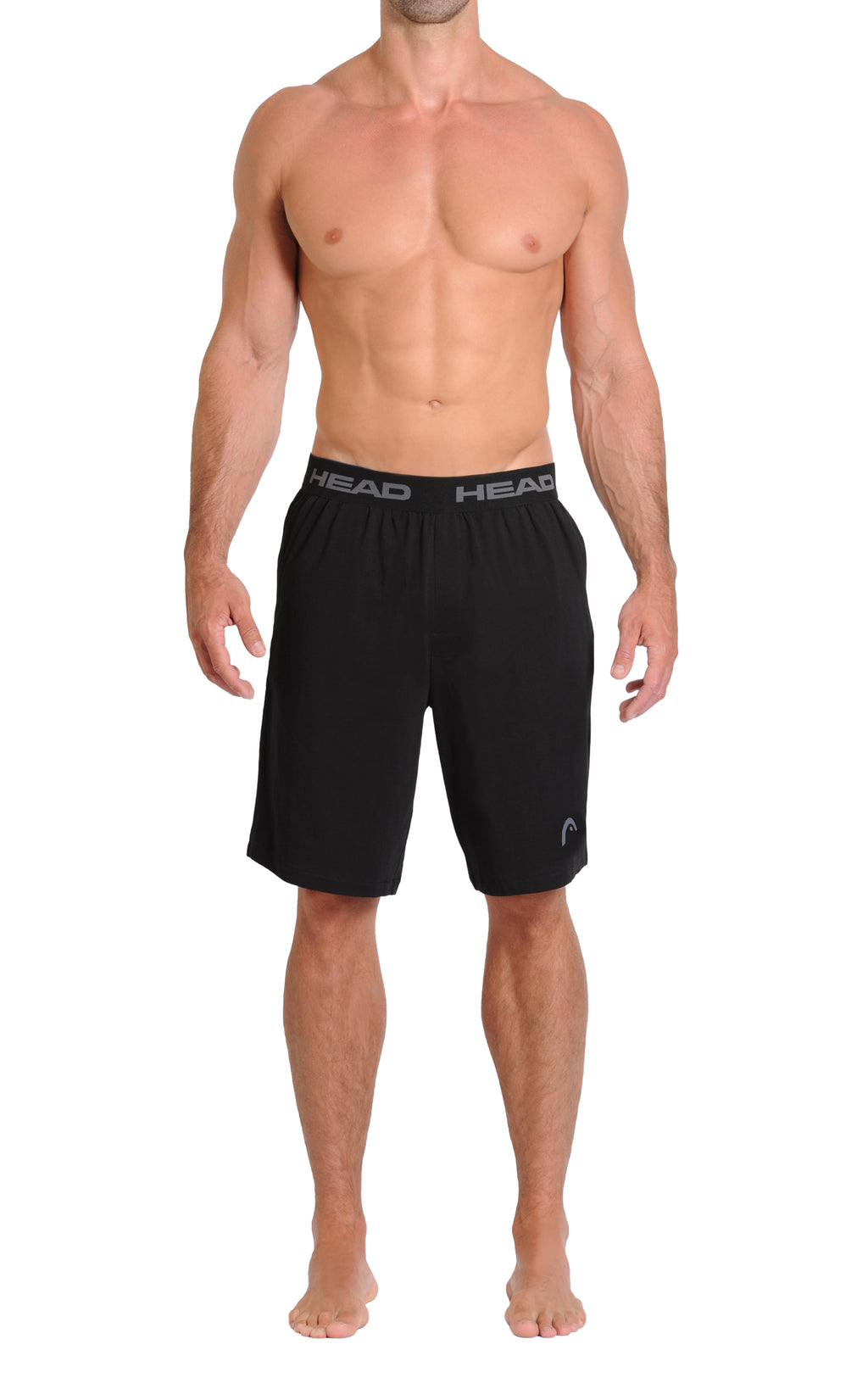  Head™ Men's Athletic Shorts - Black Front