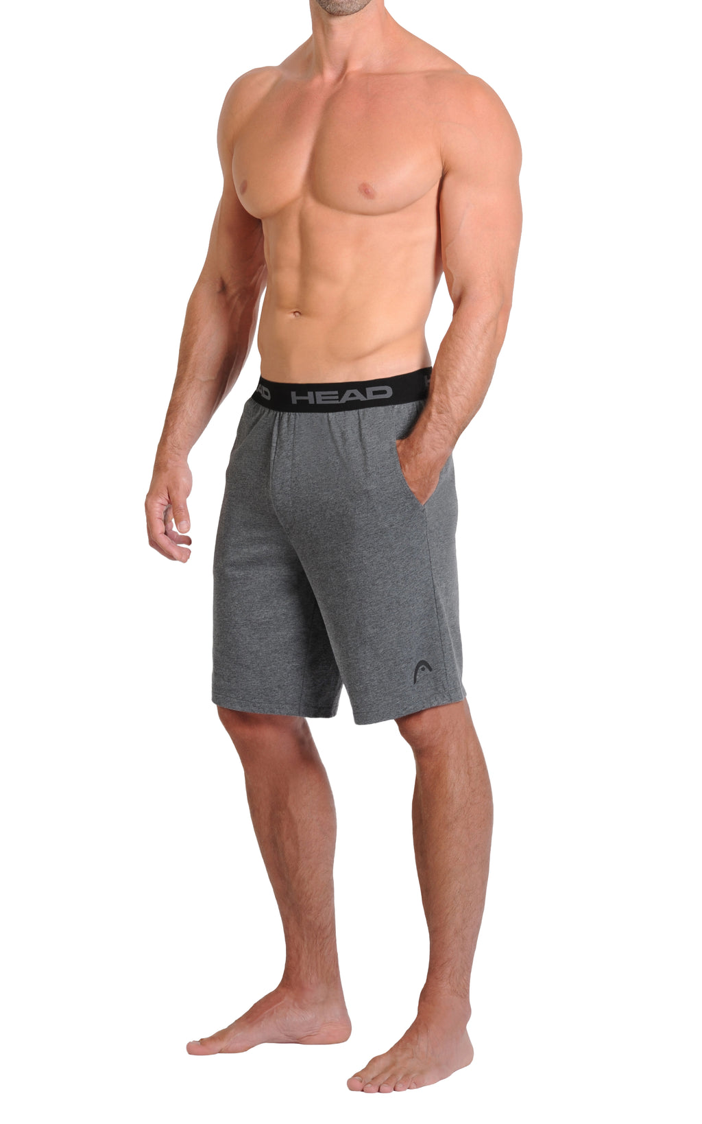 Head™ Men's Athletic Shorts - Grey