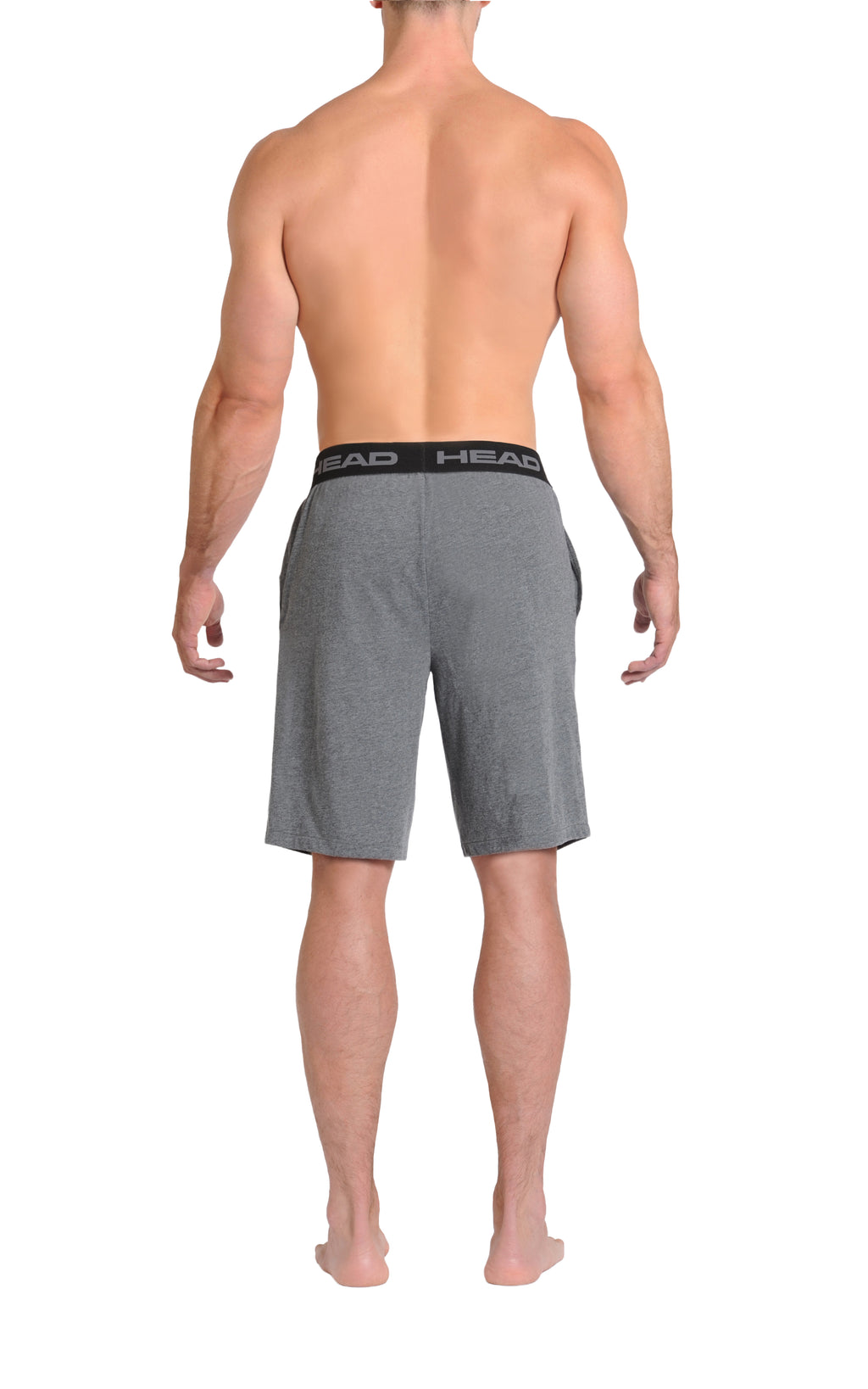  Head™ Men's Athletic Shorts - Grey Back