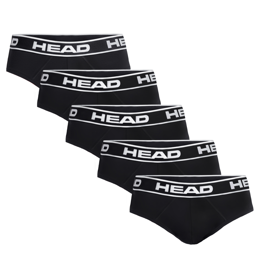 Head™ Men's Briefs 5-Pack - All Black