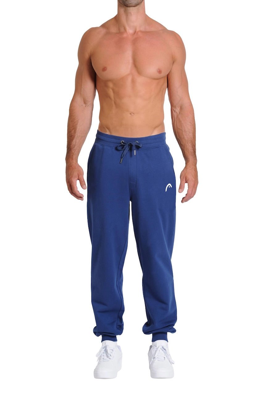 Head™ Men's Cotton Sweat Pants - Blue Front