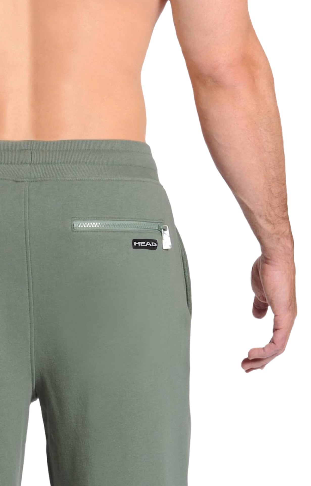 Head™ Men's Cotton Sweat Pants - Pale Sage Back Pocket