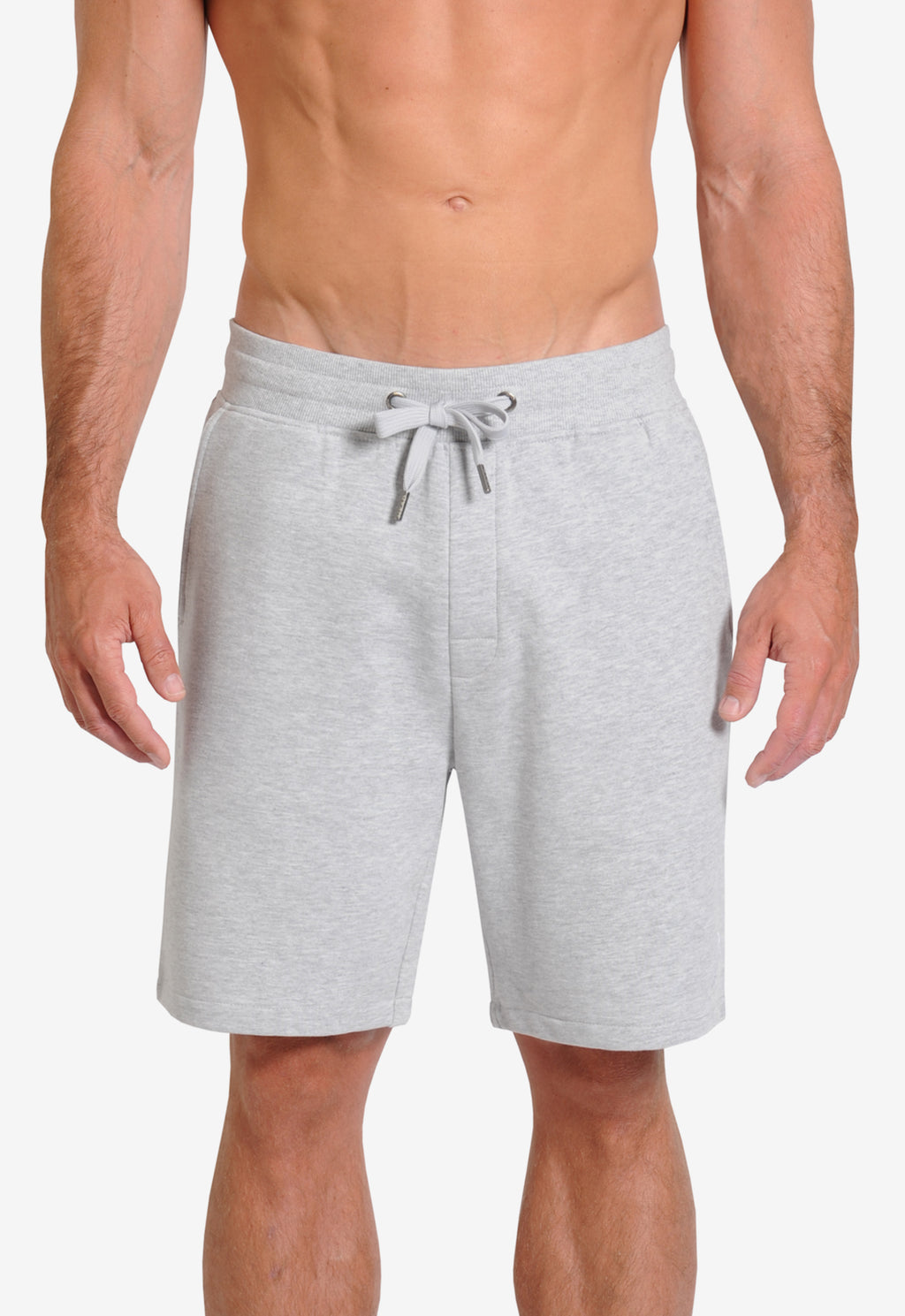  Head™ Men's Cotton Sweat Shorts - Silver Front