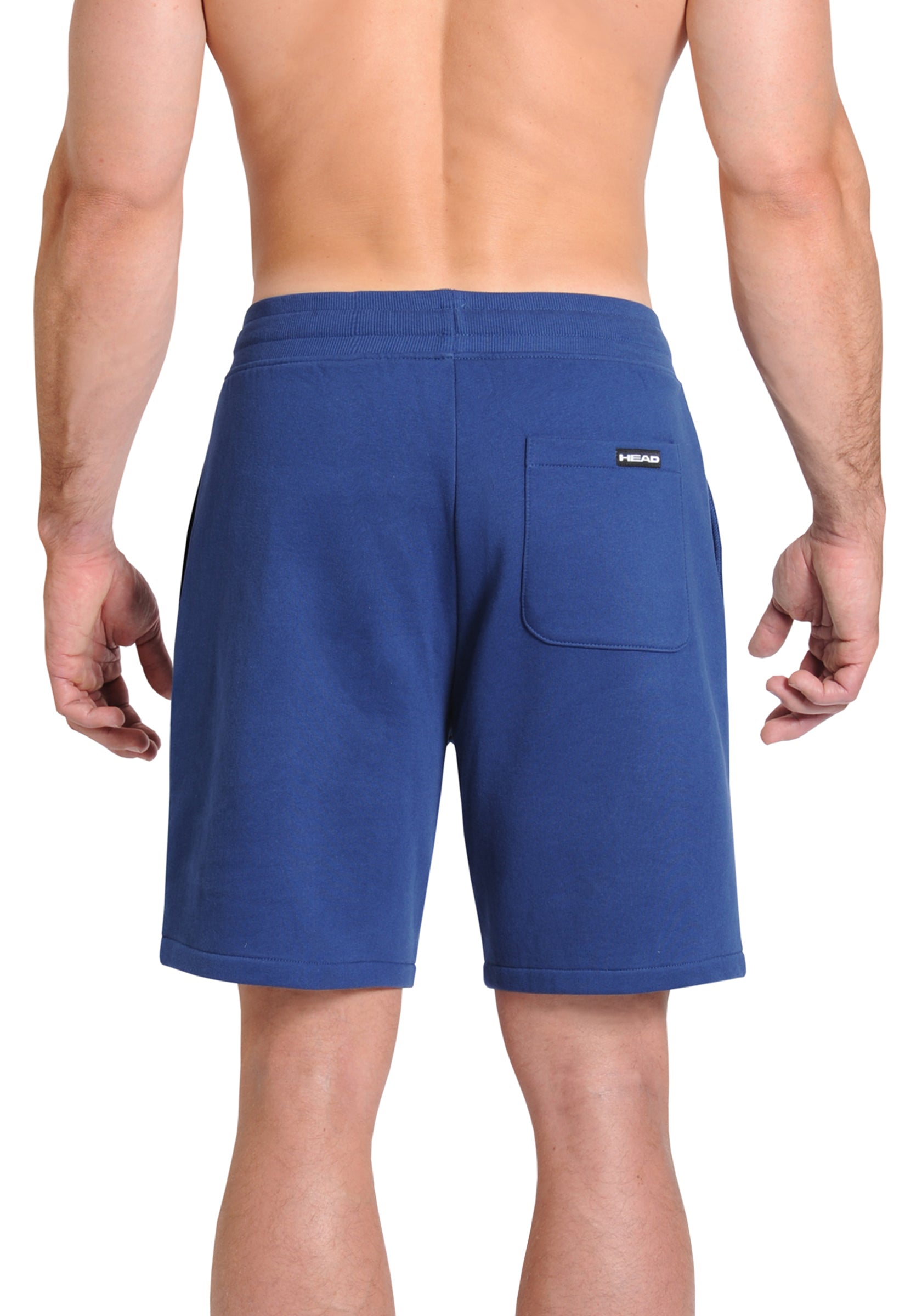  Head™ Men's Cotton Sweat Shorts - Blue Back