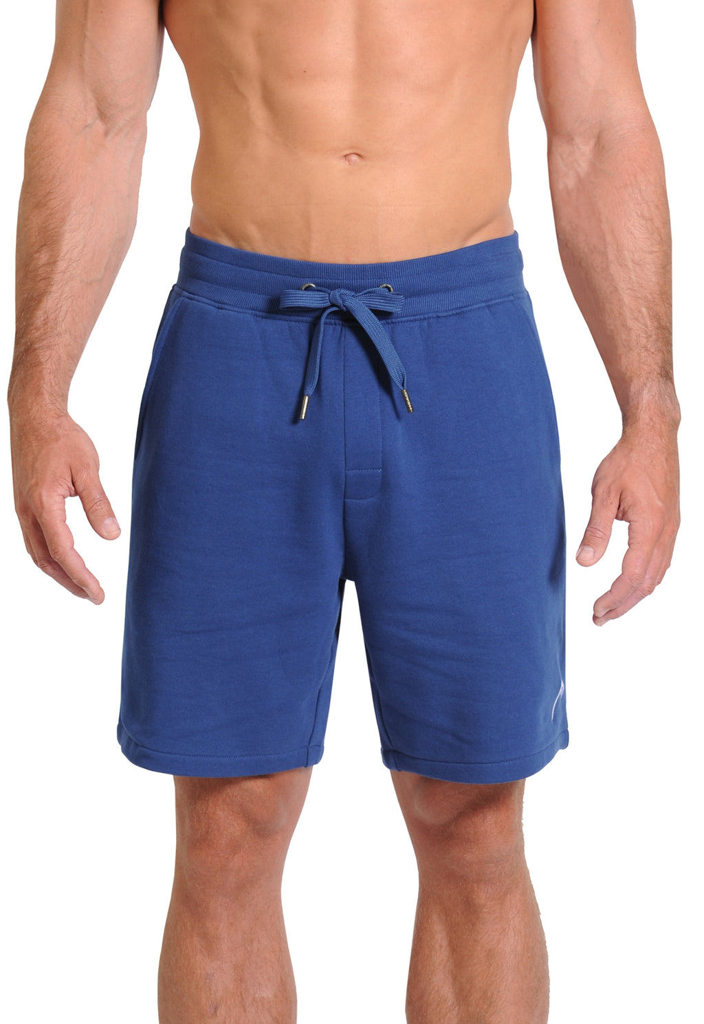  Head™ Men's Cotton Sweat Shorts - Blue Front