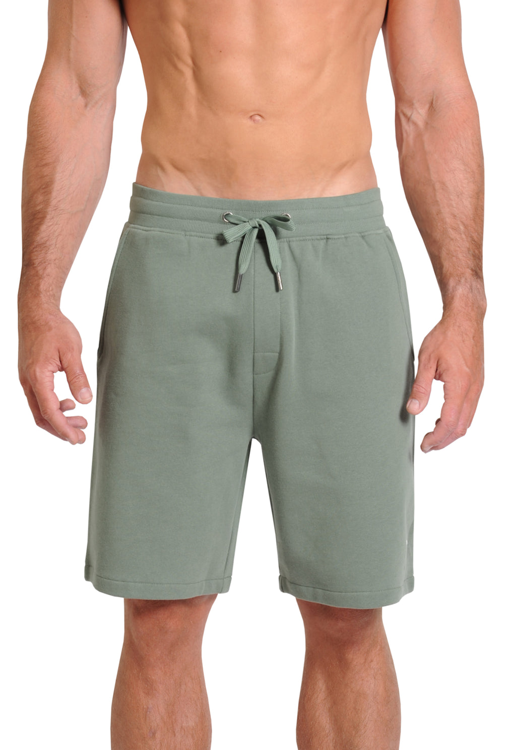 Head™ Men's Cotton Sweat Shorts - Olive Green