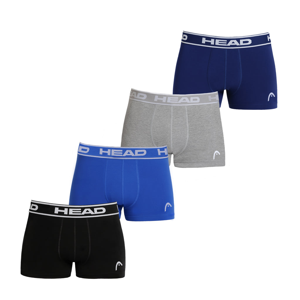 Head™ Men's Cotton Trunk 4-Pack - Blue Combo