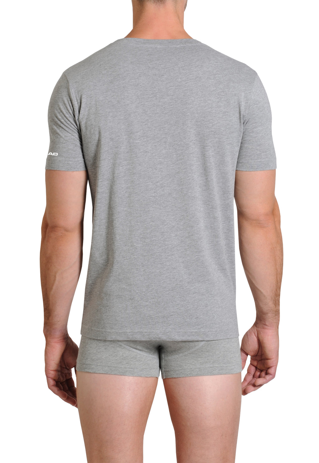 Head™ Men's Crew T-Shirts 3-Pack - Grey Back