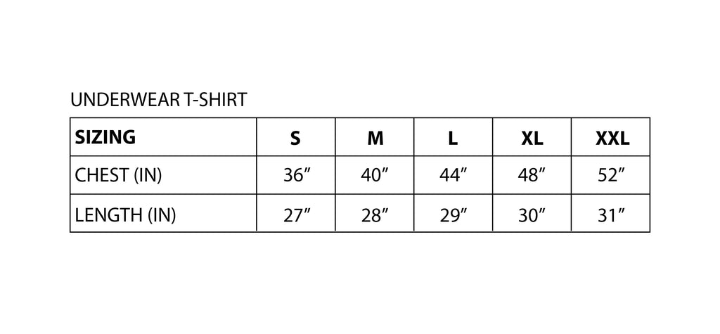 Head™ Men's Crew T-Shirts 3-Pack - Sizing