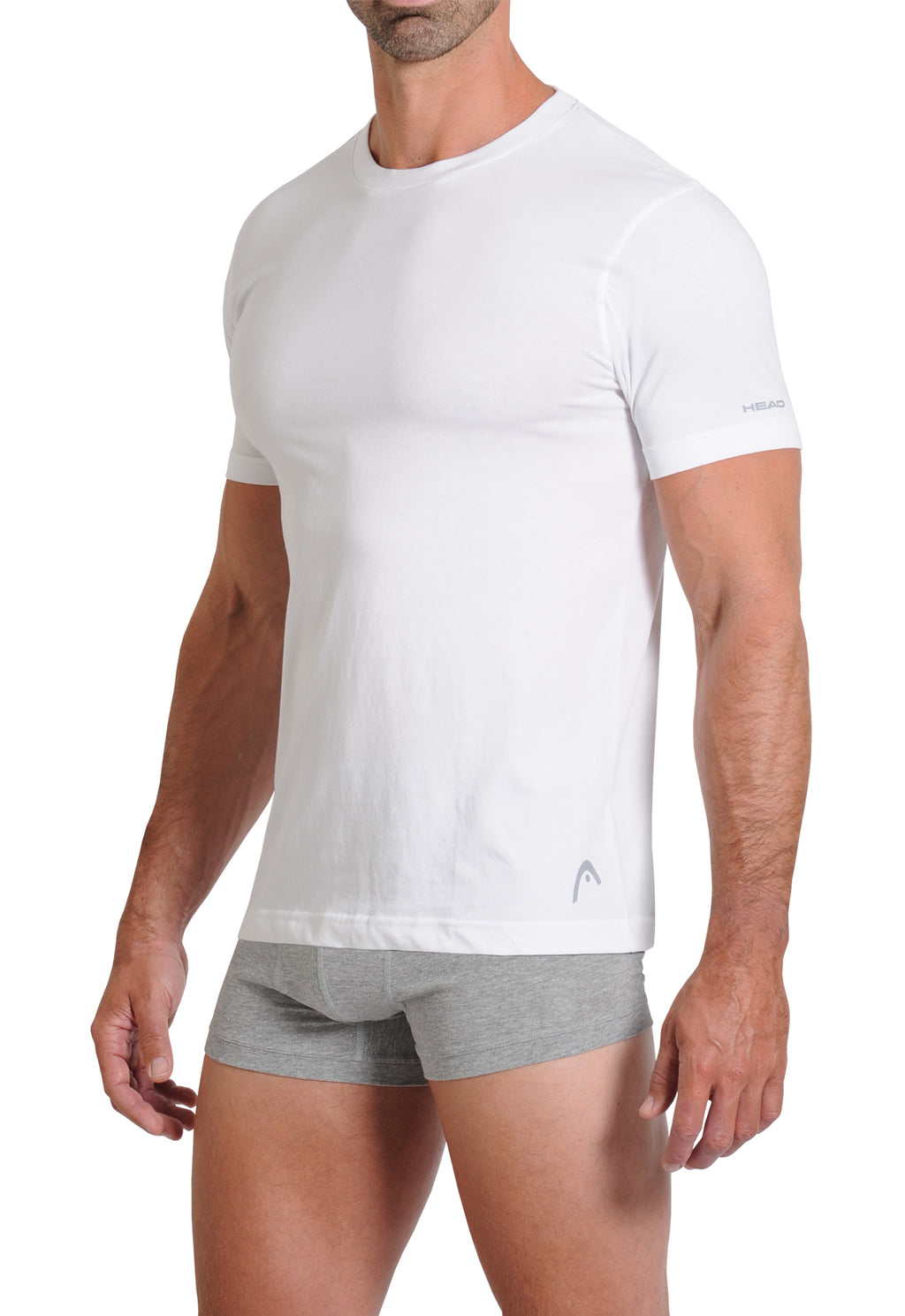 Head™ Men's Crew T-Shirts 3-Pack - White Side