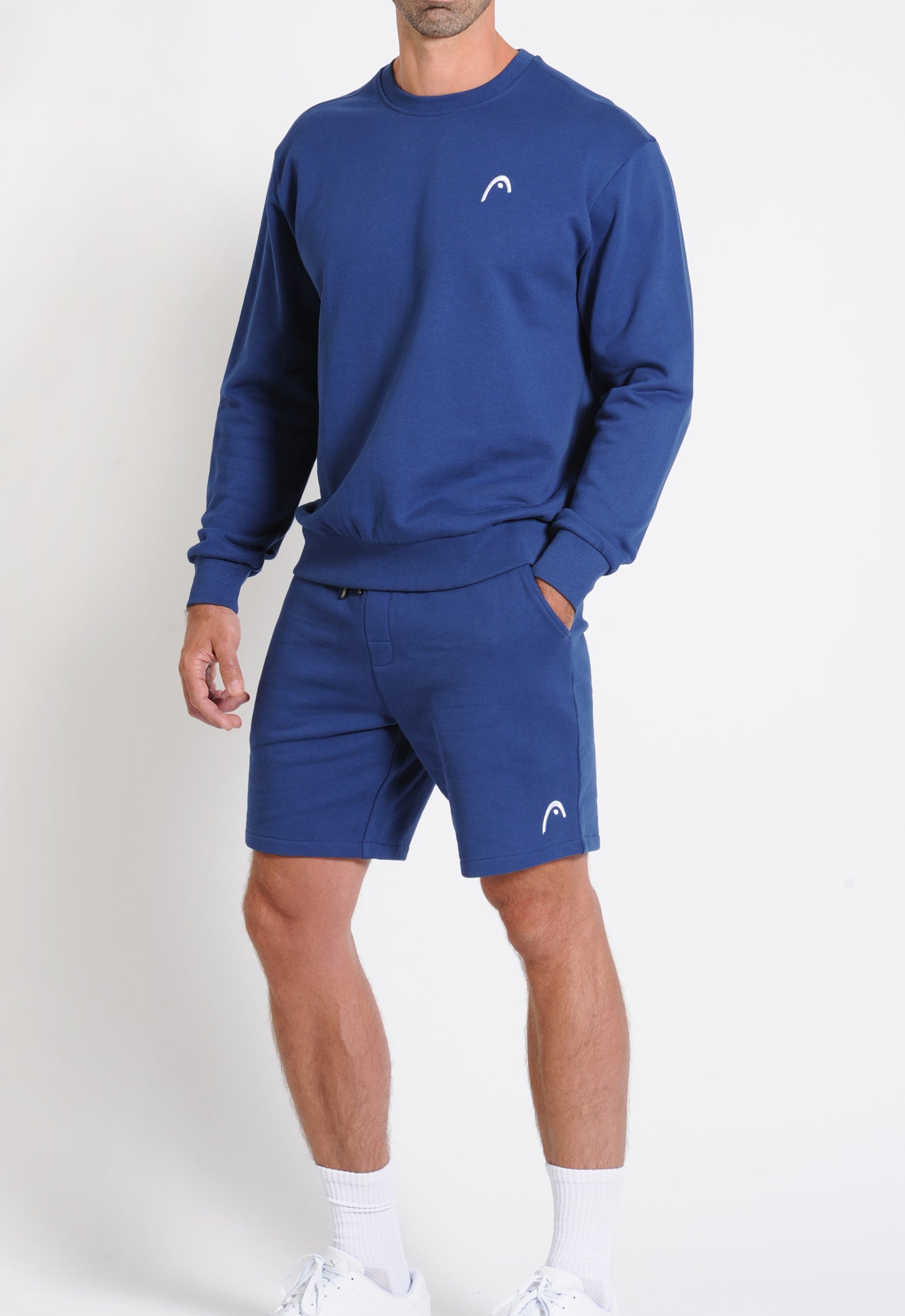  Head™ Men's Fleece Crewneck Sweatshirt - Blue