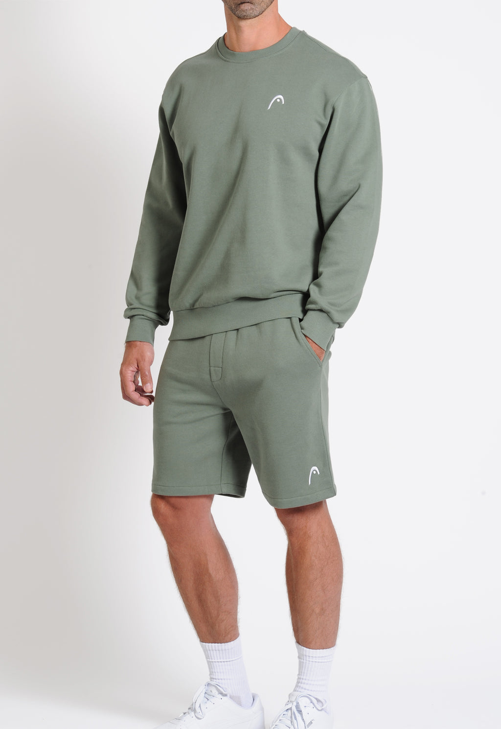 Head™ Men's Fleece Crewneck Sweatshirt - Olive Green