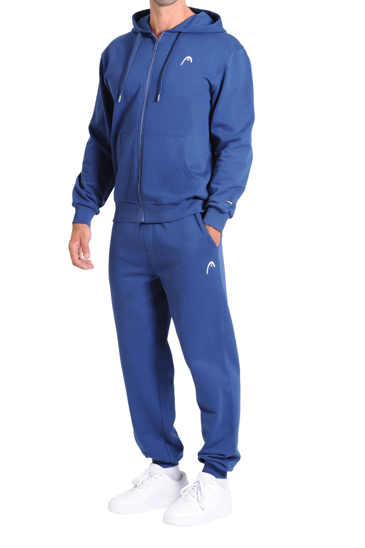  Head™ Men's Full-Zip Fleece Hoodie - Blue Side