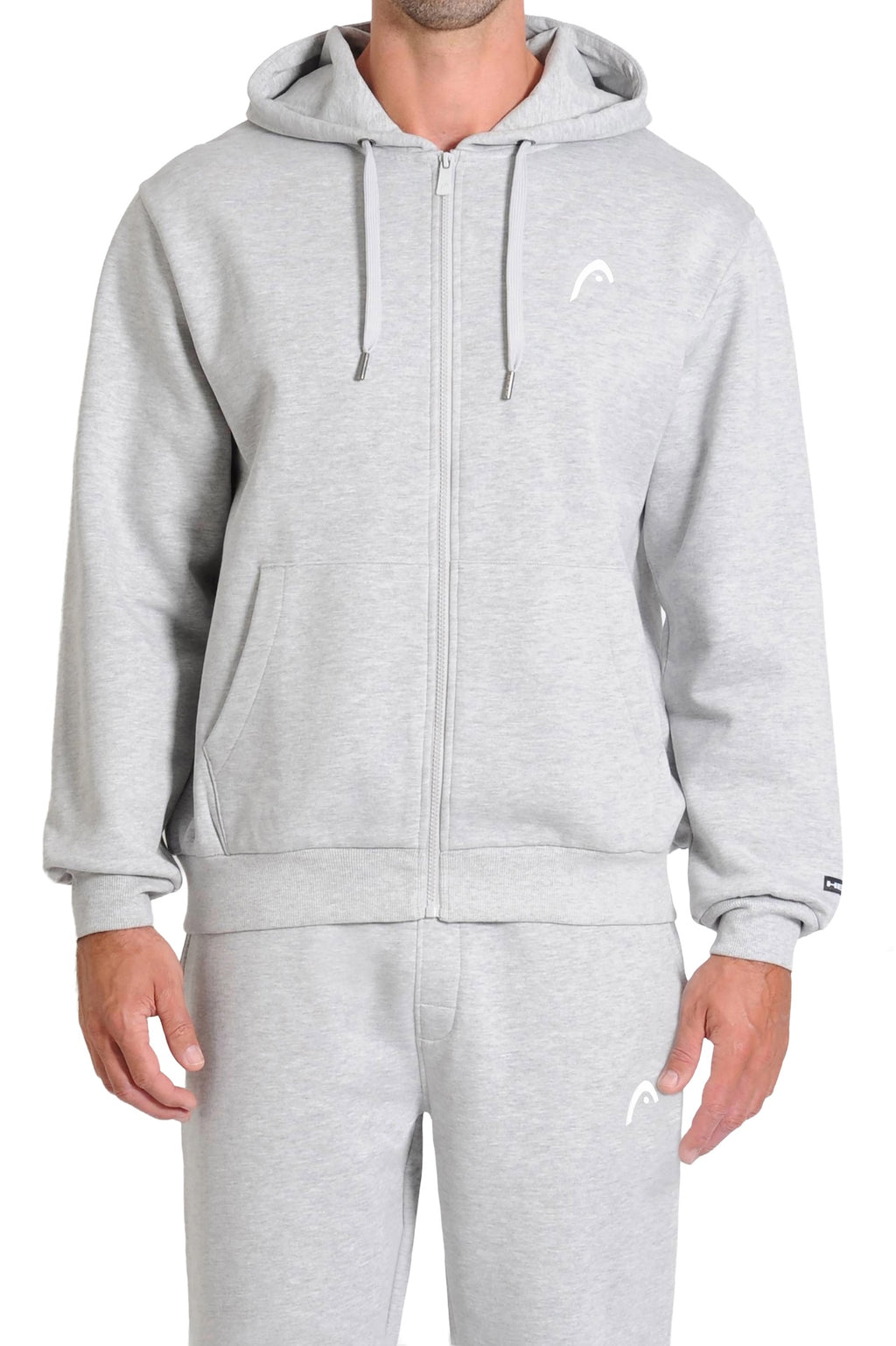 Head™ Men's Full-Zip Fleece Hoodie - Grey
