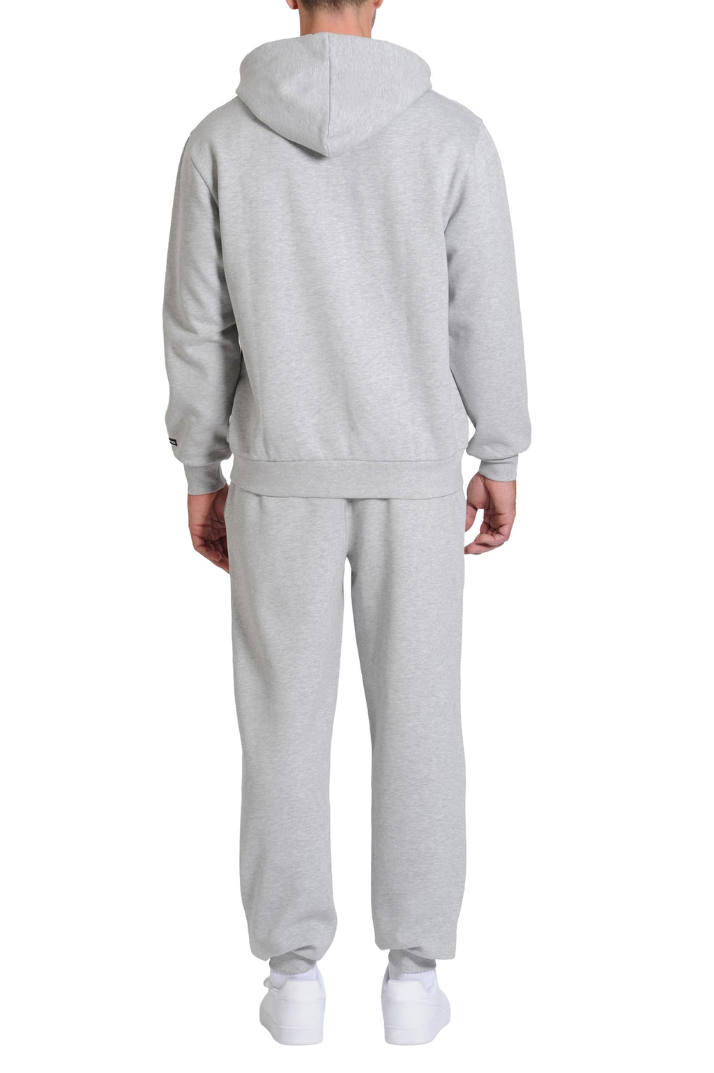  Head™ Men's Full-Zip Fleece Hoodie - Grey Back
