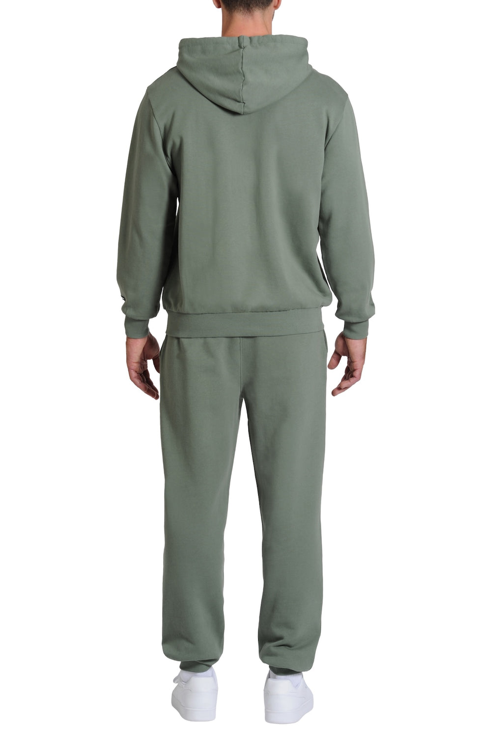  Head™ Men's Full-Zip Fleece Hoodie - Olive Green Back