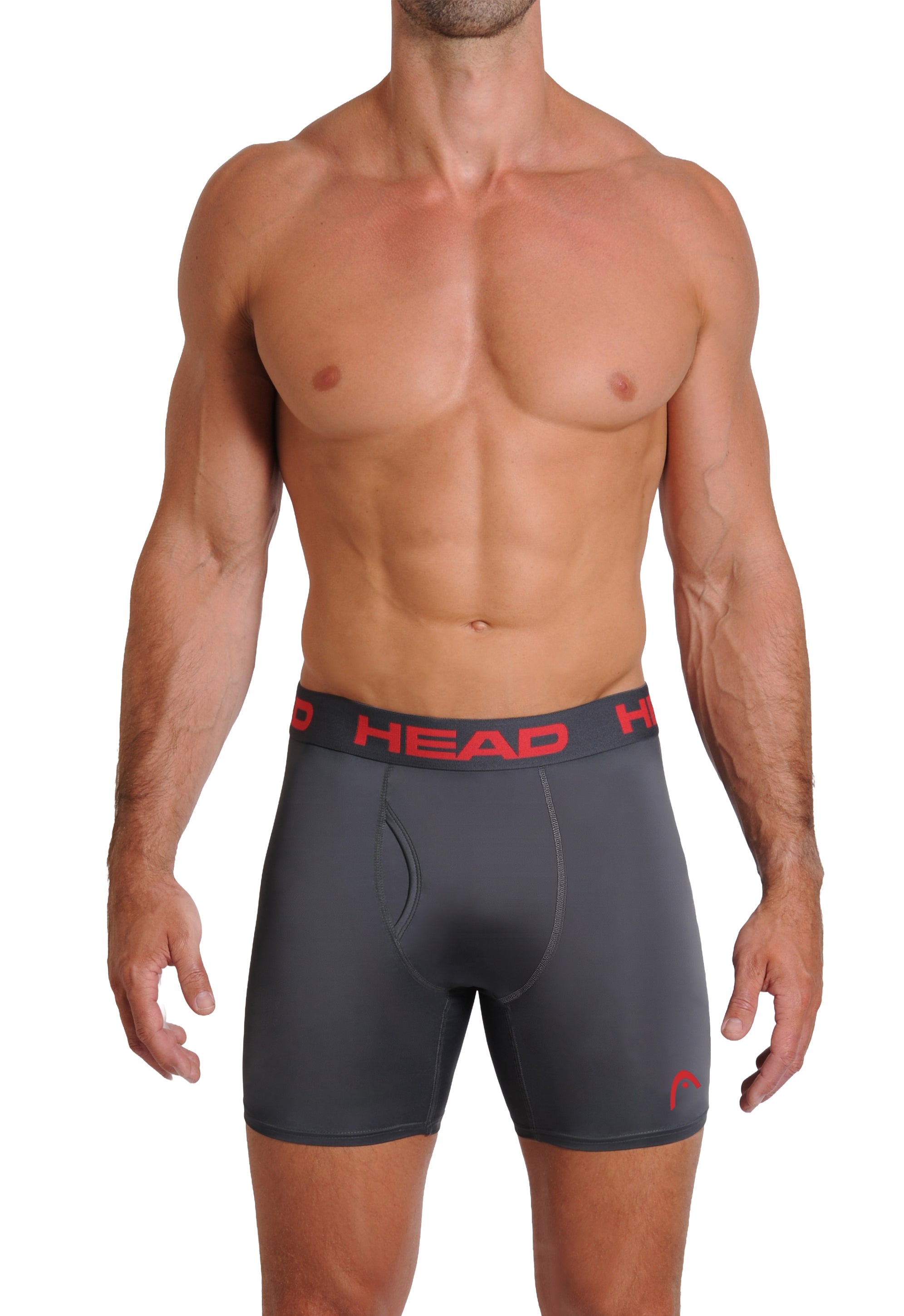 Head™ Men's Performance Boxer Brief - Grey