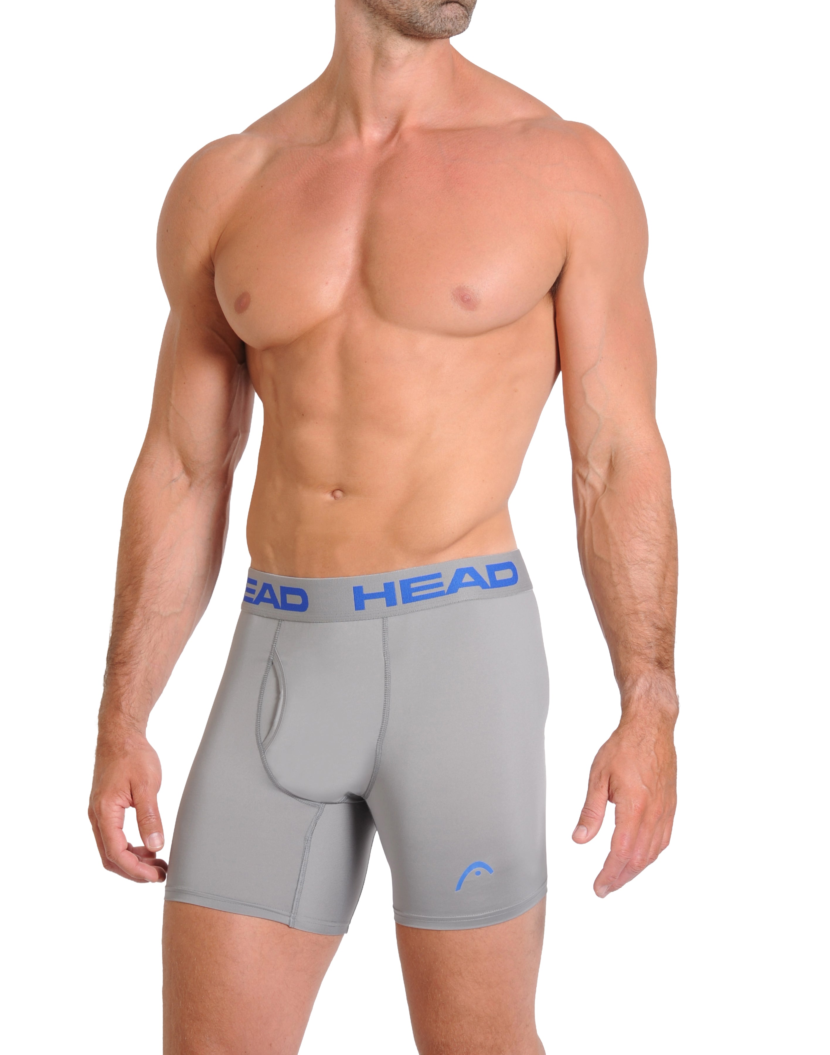 Head™ Men's Performance Boxer Brief -  Light Grey